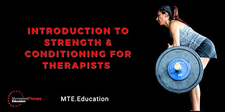 Introduction to Strength and Conditioning for Therapists