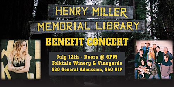 Henry Miller Library Benefit Concert