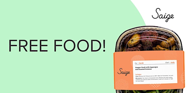 Saige Launch Celebration! Free Chef-cooked Meals!!! 