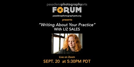 FORUM: "Writing about Your Practice" with Liz Sales primary image