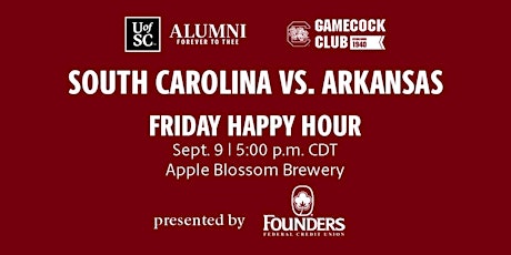 UofSC vs. Arkansas Friday Happy Hour