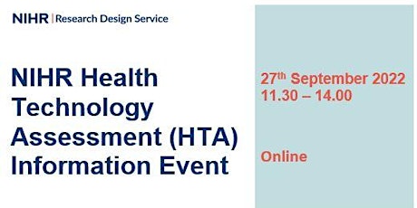 NIHR Health Technology Assessment (HTA) Programme Information event