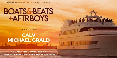 House Music  Booze Cruise New York City: DJ CALV / Michael Grald