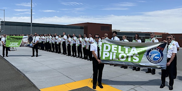 Delta Pilots SLC Informational Picketing