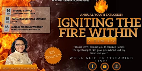 Youth Explosion 2022! Igniting the Fire Within