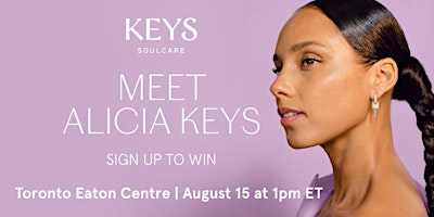 Join Us for a Chance to Meet Keys Soulcare Founder, Alicia Keys!