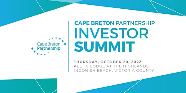 2022 Cape Breton Partnership Investor Summit