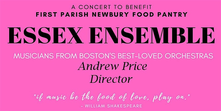A Concert To Benefit the First Parish Newbury Food Pantry image