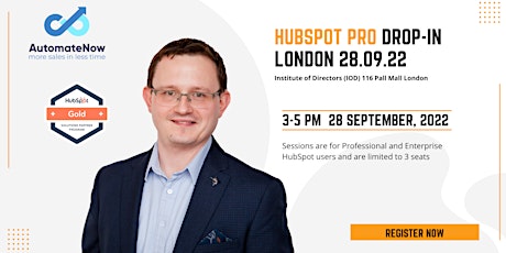 HubSpot Pro Drop-in Session LONDON 28.09.22