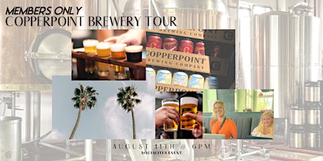 SOCIALITES: Copperpoint Brewery Tour - MEMBERS ONLY