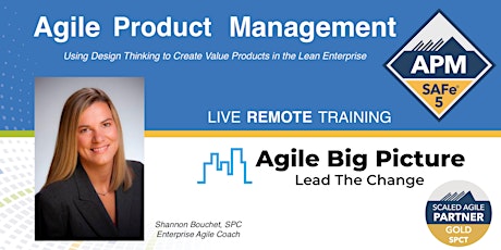 *GUARANTEED TO RUN* Agile Product Mgmt wAPM Cert - Aug 30 - Sept 1st REMOTE primary image