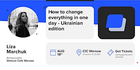 How to change everything in one day - Ukrainian edition