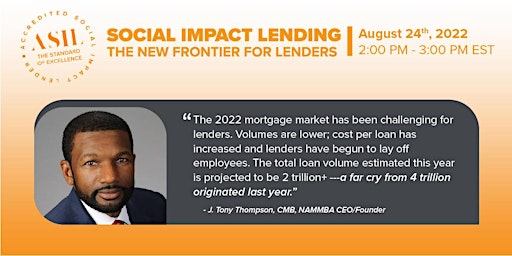 Social Impact Lending: Next Frontier