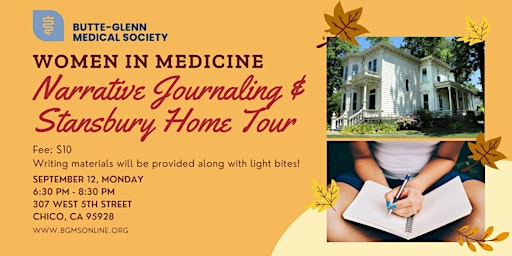 Women in Medicine - Stansbury Home Tour and Narrative Journaling