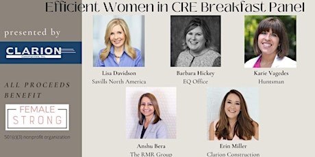 Clarion presents Efficient Women in Commercial Real Estate Breakfast Panel