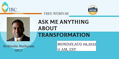 ASK ME ANYTHING ABOUT TRANSFORMATION -  Free Webinar