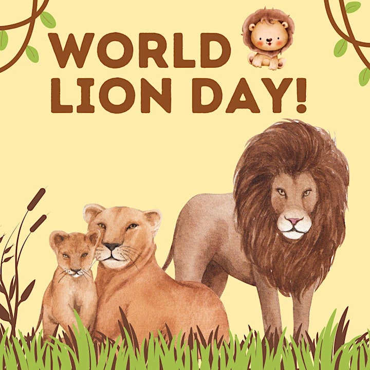 World Lion Day Crafts! (Kids of All Ages) image