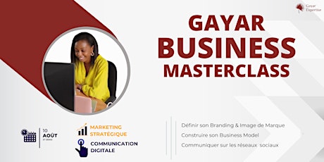 GAYAR BUSINESS MASTERCLASS primary image