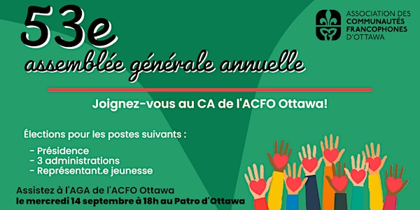 53e AGA de l'ACFO Ottawa