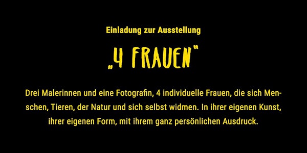Vernissage "4 Frauen" - powered by Eyecandy Frankfurt