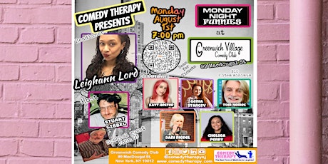 Monday Night Funnies @ Greenwich Village Comedy Club - August 1st primary image