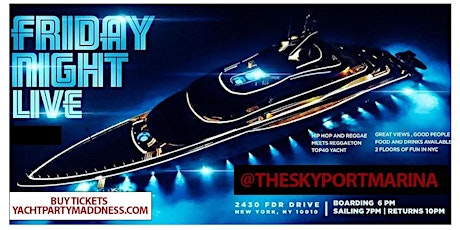 Fridays Night Live Yacht Party #GQevent