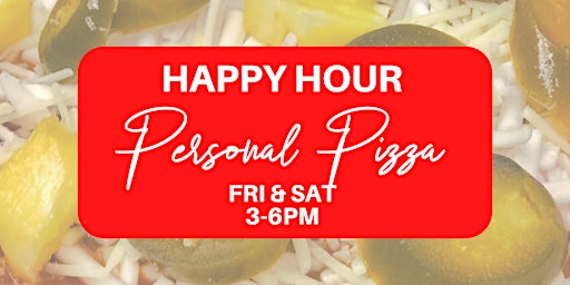 VEGAN HAPPY HOUR (Personal Pizza) 3-6PM