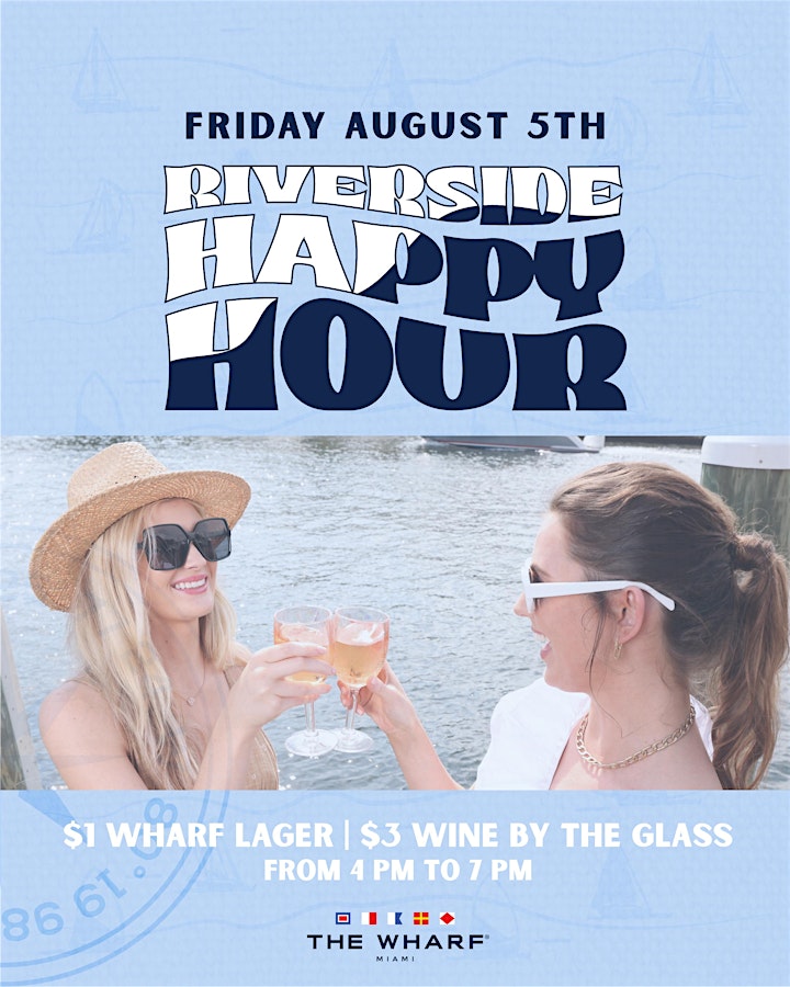 Riverside Happy Hour at The Wharf Miami image