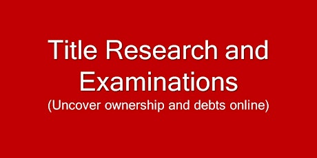 Texas Title Research & Examinations - Addison **LIVE** primary image