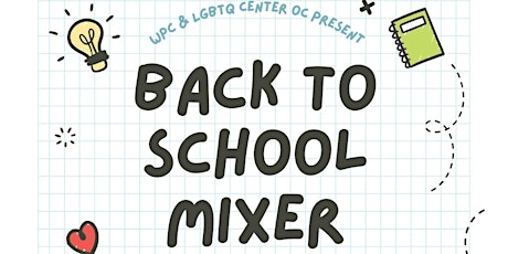 Back To School Mixer