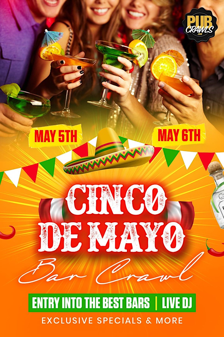 Raleigh Official Cinco De Mayo Bar Crawl image