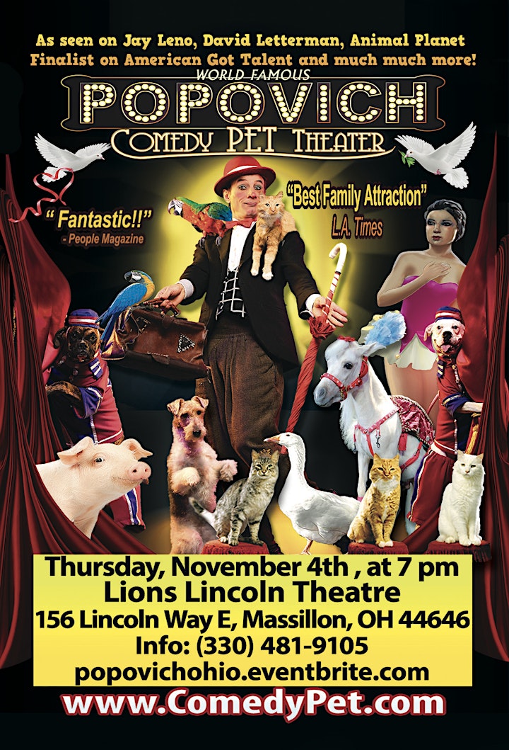 Popovich Comedy Pet Theater Massillon, OH image