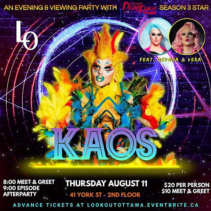 Canada's Drag Race Viewing Party with Kaos image