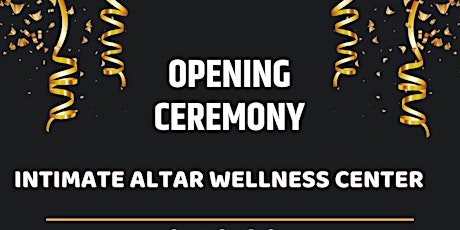 Intimate Altar Wellness Opening Ceremony