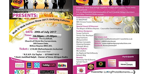 Walk ‘D’ Walk Fashion Show 2017: Unifying Cultures