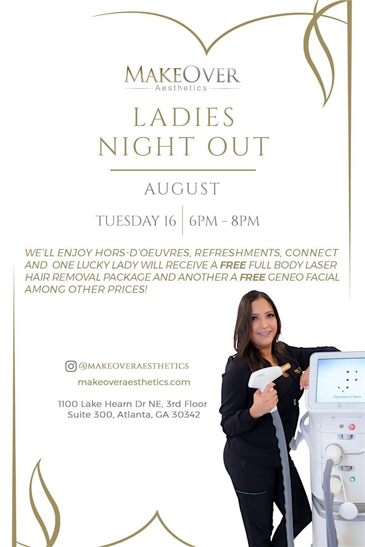August Ladies Night Out at Makeover Aesthetics! image