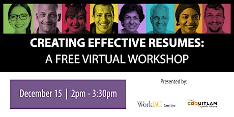 Creating Effective Resumes: A Free Virtual Workshop