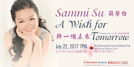 Sammi Su’s “A Wish for Tomorrow” Charity Concert primary image