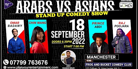 Arabs vs Asians Standup Comedy Show Manchester