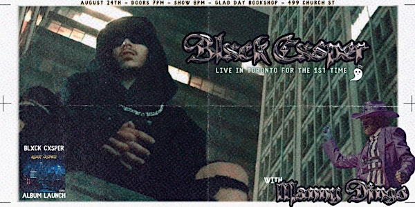 Blxck Cxsper - live album launch