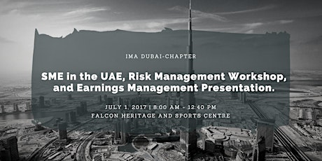 SME in the UAE, Risk Management Workshop, and Earnings Management Presentation. primary image