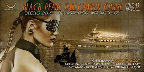 Los Angeles Halloween Black Pearl Party Cruise