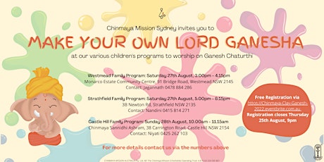 Make your own Lord Ganeshji to worship on Ganesh Chaturthi!