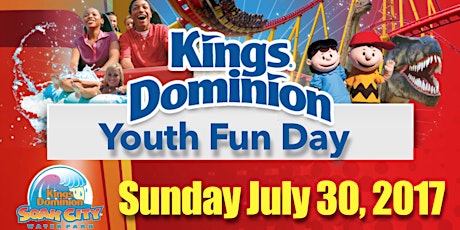 Imagen principal de Kings Dominion Fun Day July 30, 2017