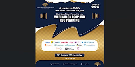 ESOP & RSU Planning Webinar by Guardian