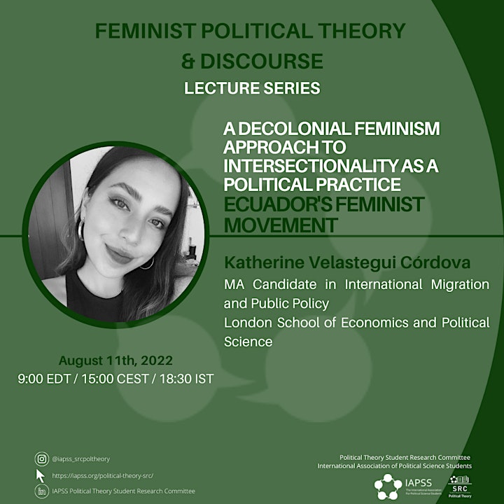 Lecture Series on Feminist Political Theory and Discourse Day 3 image