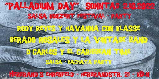 Sonntag 2. Oktober 2022 / Salsa Konzert 3 ! Gruppen +  Salsa/Bachata Party