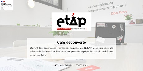 Café découverte de l'ETAP