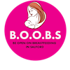 Logótipo de BOOBS (Be Open on Breastfeeding Salford)