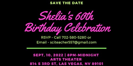 Shelia 60th Birthday Celebration